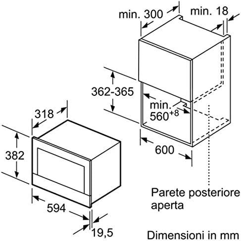 Siemens BF634LGS1 Microwave 21Lt 900 Watts – Bild 2